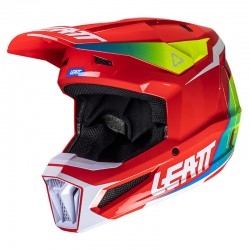 KASK LEATT MOTO 2.5 V25 RED (55-56CM) S