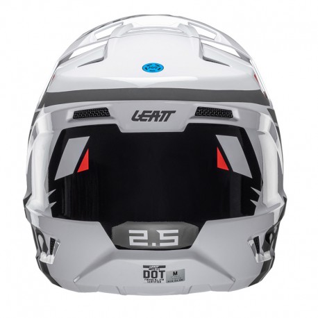 KASK LEATT MOTO 2.5 V25 WHITE (61-62CM) XL