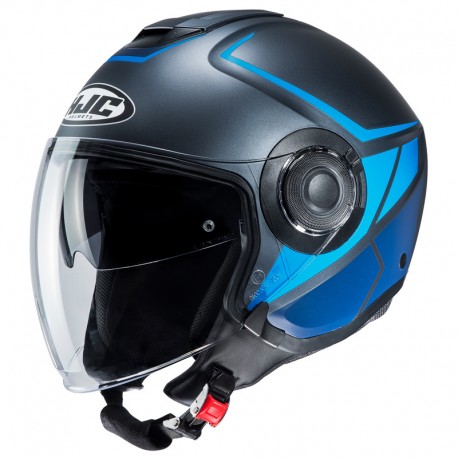 KASK HJC I40 CAMET BLUE/BLACK XXL