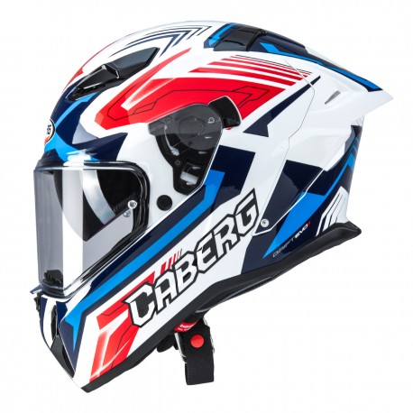 CABERG DRIFT EVO II JARAMA RED BLUE HELMET