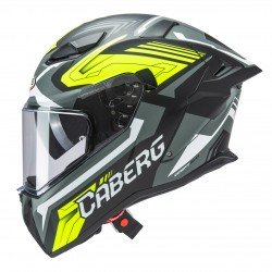 CABERG DRIFT EVO II JARAMA BLACK GREY FLUO YELLOW MAT HELMET