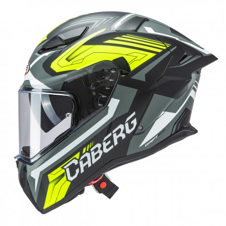 KASK CABERG DRIFT EVO II JARAMA CZARNY/SZARY/ŻÓŁTY FLUO MAT