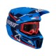 KASK Z GOGLAMI LEATT KIT MOTO 3.5 V25 ROYAL (53-54CM) XS