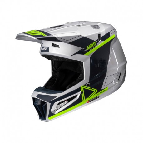 KASK Z GOGLAMI LEATT KIT MOTO 3.5 V25 STEEL (53-54CM) XS