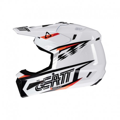 KASK Z GOGLAMI LEATT KIT MOTO 3.5 V25 WHITE (55-56CM) S