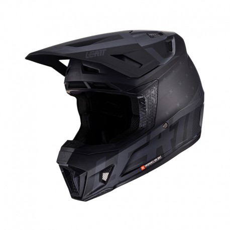 KASK Z GOGLAMI LEATT KIT MOTO 7.5 V24 STEALTH (55-56CM) S