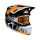 KASK Z GOGLAMI LEATT KIT MOTO 7.5 V25 ORANGE (53-54CM) XS