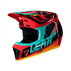 KASK Z GOGLAMI LEATT KIT MOTO 7.5 V25 RED (53-54CM) XS