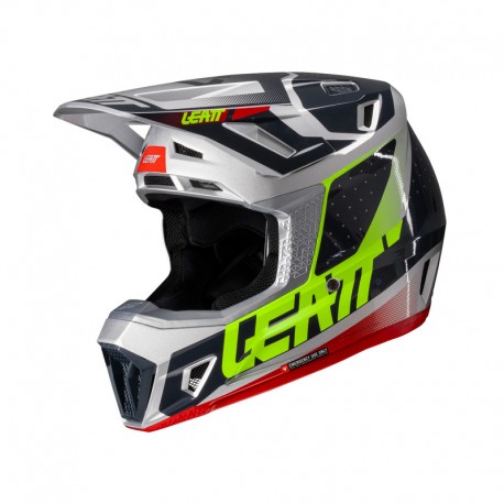 KASK Z GOGLAMI LEATT KIT MOTO 7.5 V25 STEEL (55-56CM) S