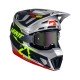 KASK Z GOGLAMI LEATT KIT MOTO 7.5 V25 STEEL (55-56CM) S