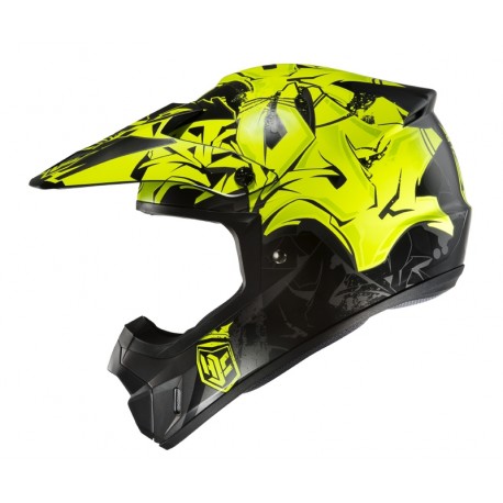 KASK HJC CS-MX II GRAFFED BLACK/YELLOW XS