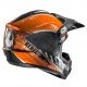 KASK HJC CS-MX II REBEL X-WING STAR WARS SILVER/ORANGE L